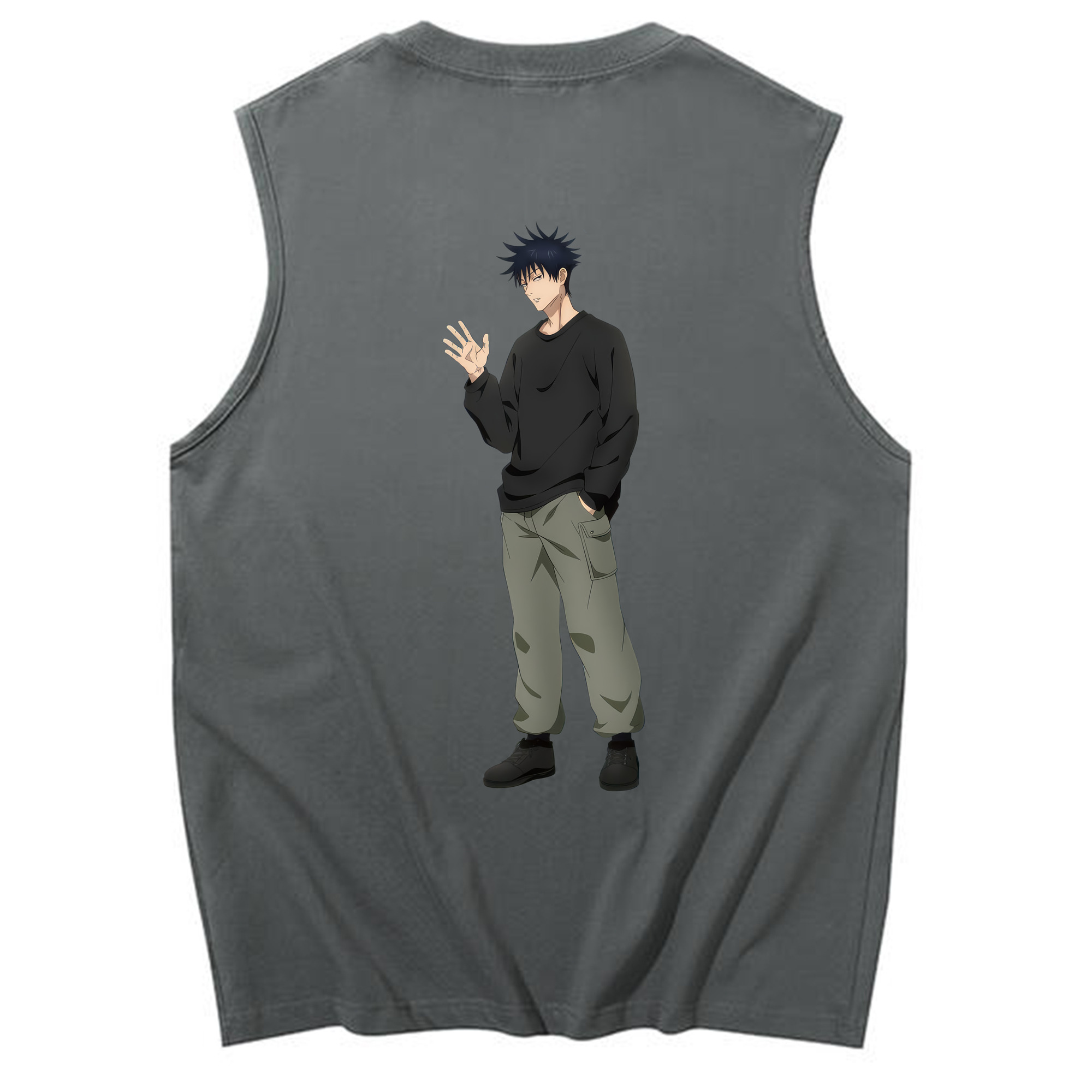 （画像用） 呪術廻戦 Jujutsu Kaisen コットン100％タンクトップ（背面プリント）